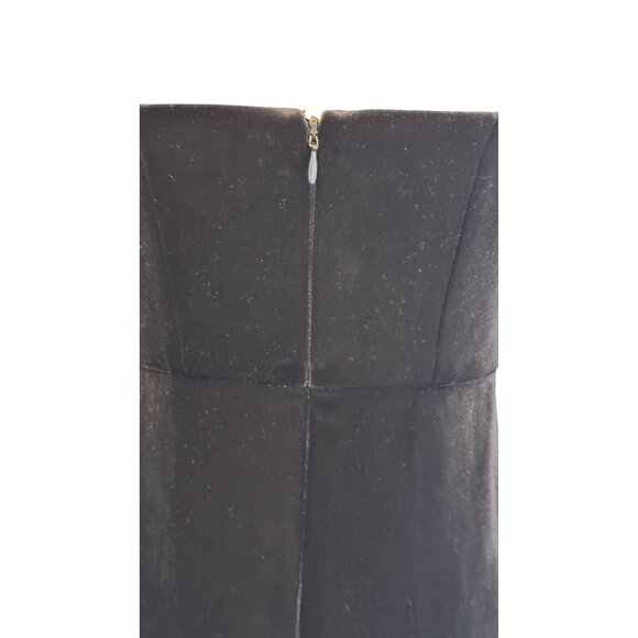 Socialite Small Black Strapless Midi Dress - Picture 11 of 15